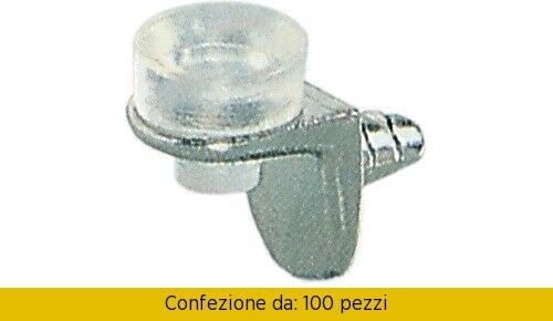 Reggipiano Nichelato Con Ventosa Pezzi 100 Maco 110944