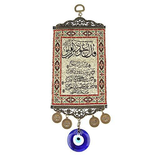 Blue Evil Eye turco Blue Evil Wall Hanging Ornament Evil Eye Quran (V7o)