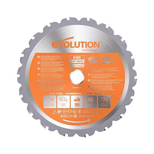 Evolution Power Tools Lama TCT multimateriale R185TCT-20CS (Rage) per (n6o)