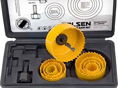 11pc Hole saw set (19mm - 64mm) (c7x)