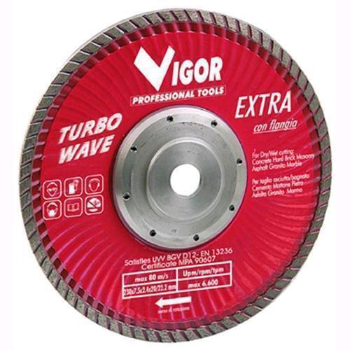 Disco Diamantato Turbo-Wave Extra Rosso Dia.Mm.230