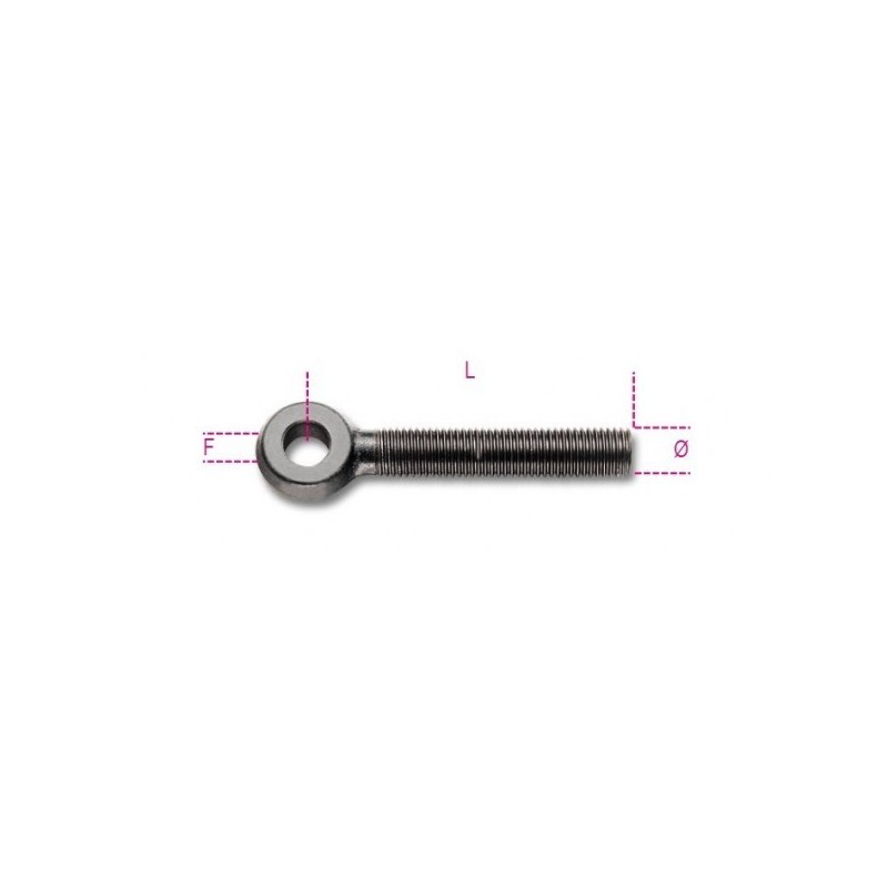 TIRANTI AD OCCHIO DESTRI NERI M12x95 ART. 8048