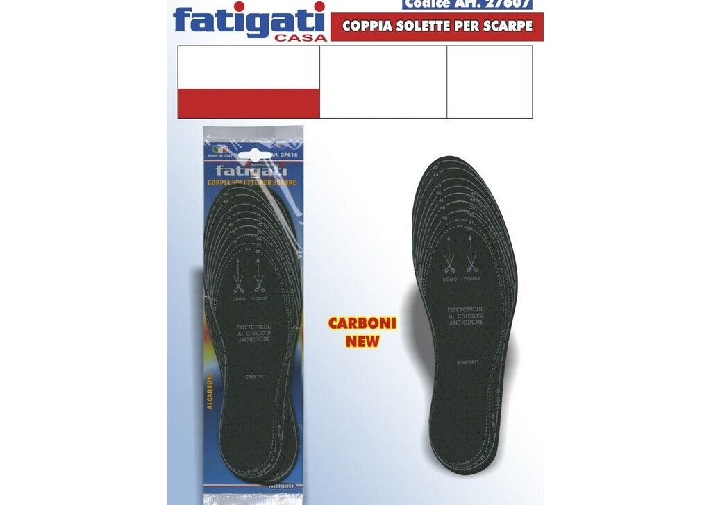 SOLETTE PER SCARPE AI CARBONI