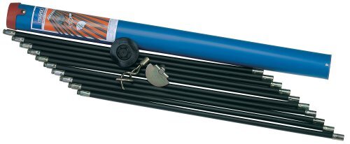 NEW - Draper 53856 9M 13 Piece Polypropylene Drain Rod Set In Case