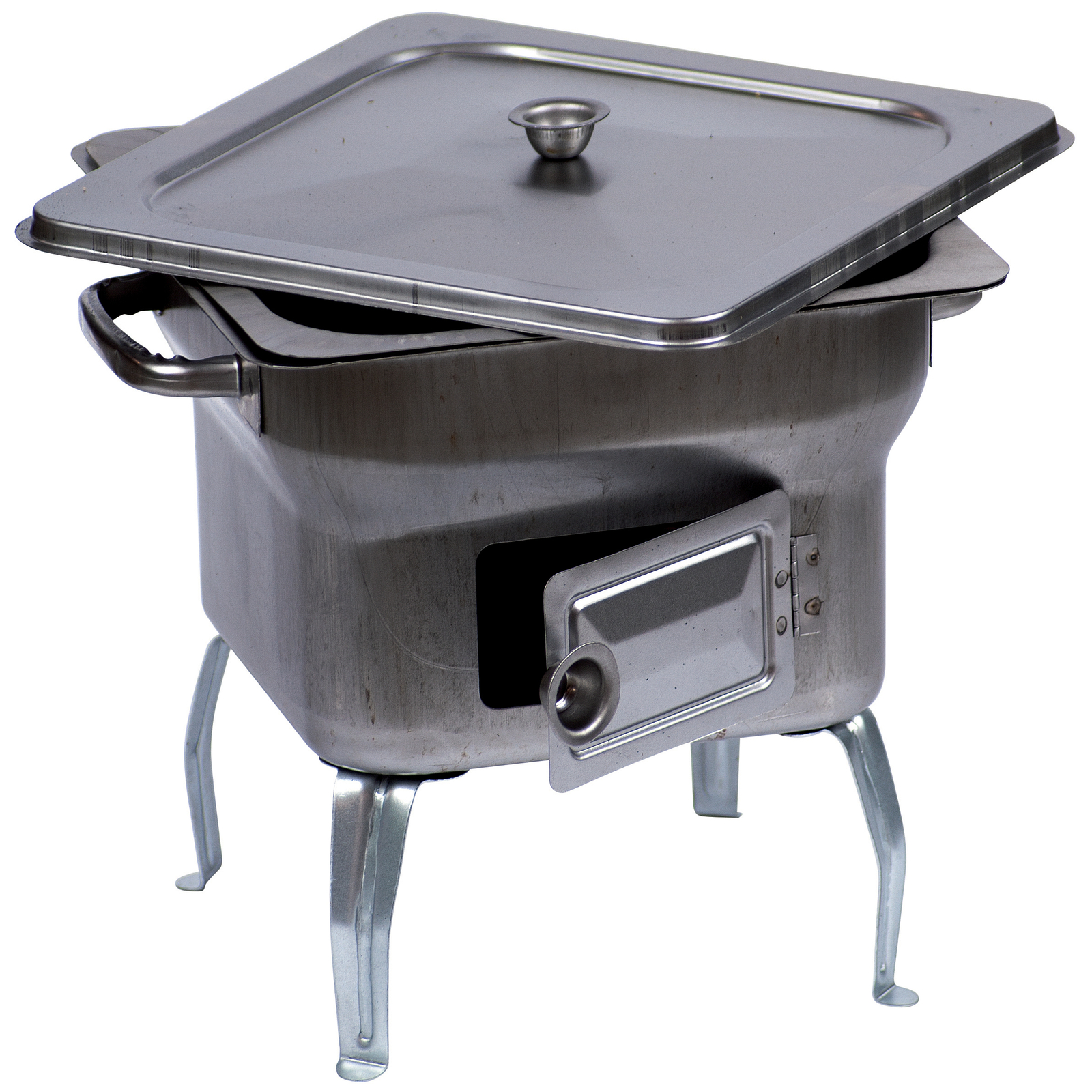 5815   BARBECUE IN ACCIAIO FORNACELLA 25X25XH24 CM