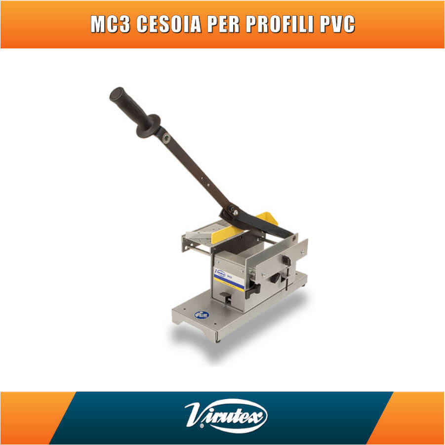 CESOIA PER PROFILI PVC VIRUTEX MC3 ★GARANZIA ITALIA VIRUTEX★