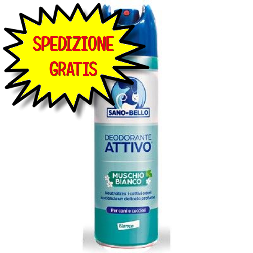 ELANCO DEODORANTE ATTIVO MUSCHIO BIANCO 250 ML
