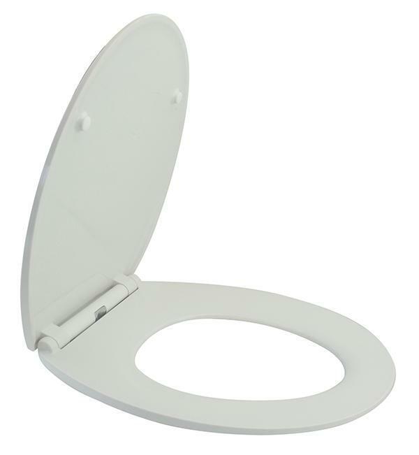 Sedile Copriwater Wc Universale termoindurente Bianco Rallentato sgancio rapido