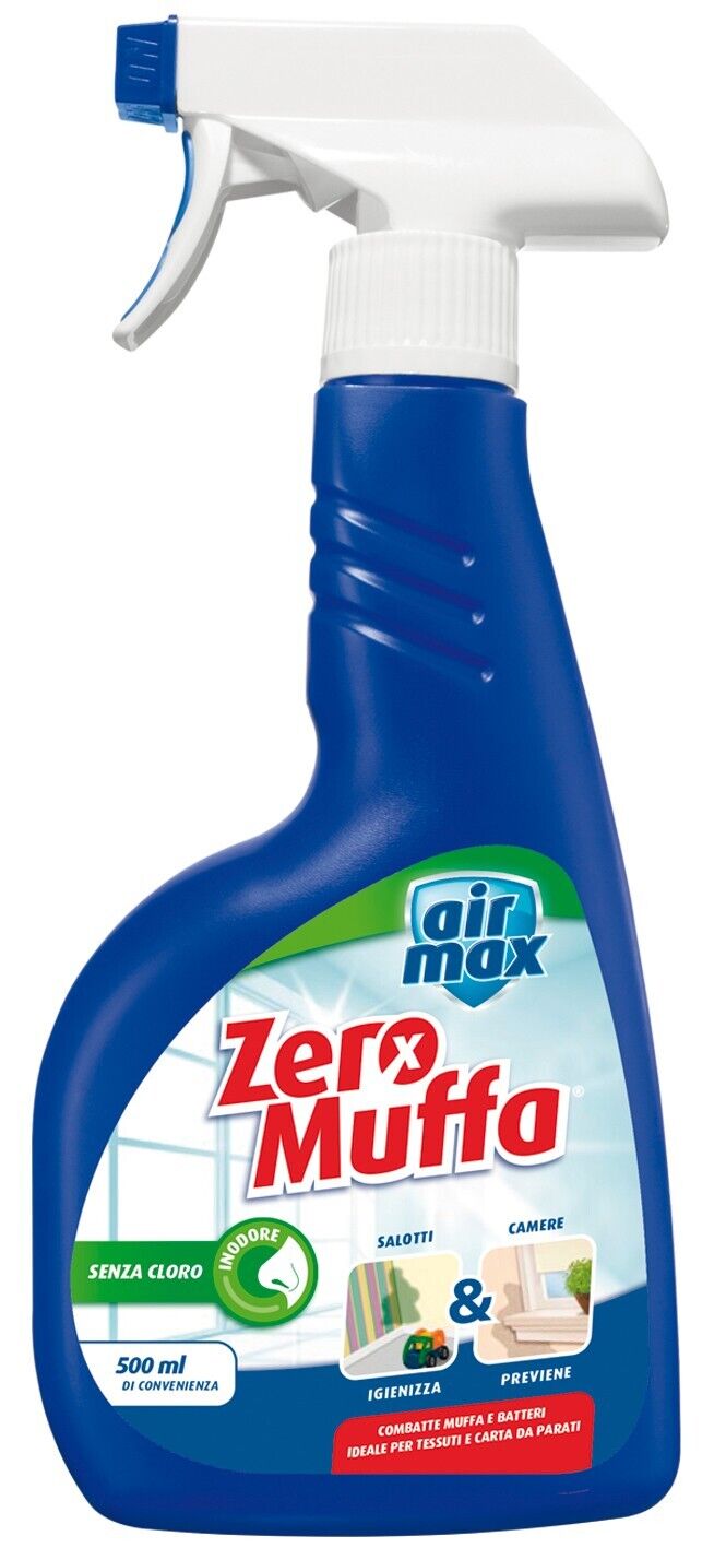 Antimuffa Mufficida Senza Cloro Elimina Rimuovi Muffa 500ml AirMax ZeroMuffa