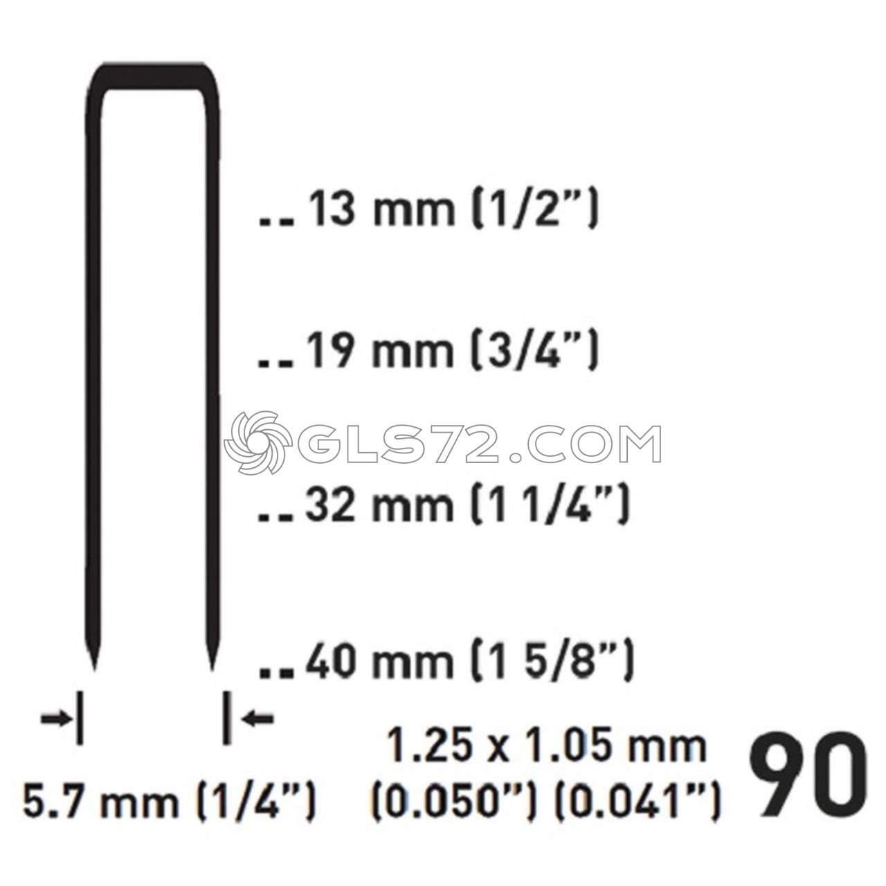 PUNTI METALLICI 0585/9040 - 5,7X40h mm