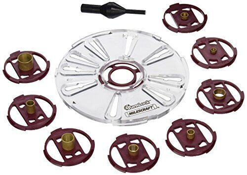 Milescraft 1201 Piastra/Set boccole per router (n8T)