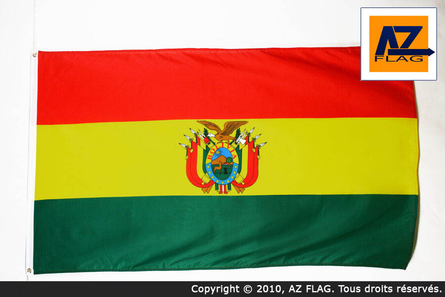 BANDIERA BOLIVIA 90x60cm - BANDIERA BOLIVIANA 60 x 90 cm - Nuova