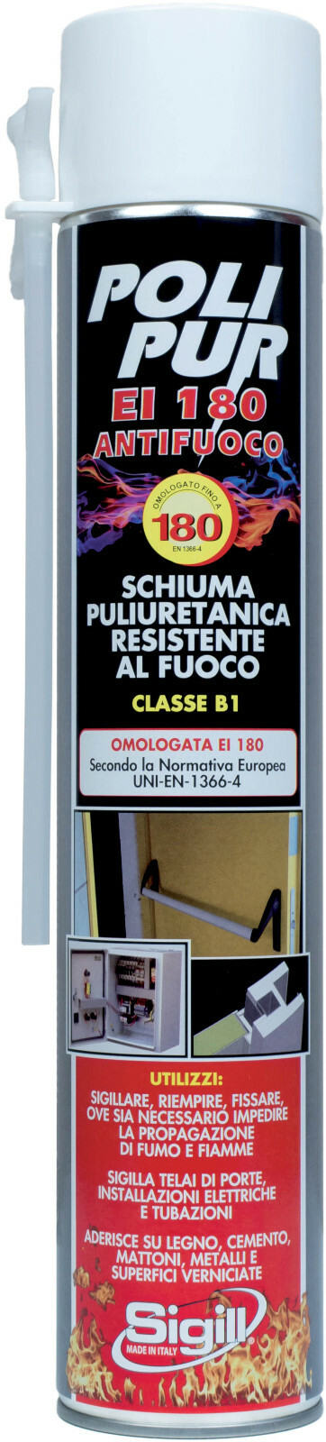 Sigill Polipur EI 180 poliuretanica resistente al fuoco 750ml