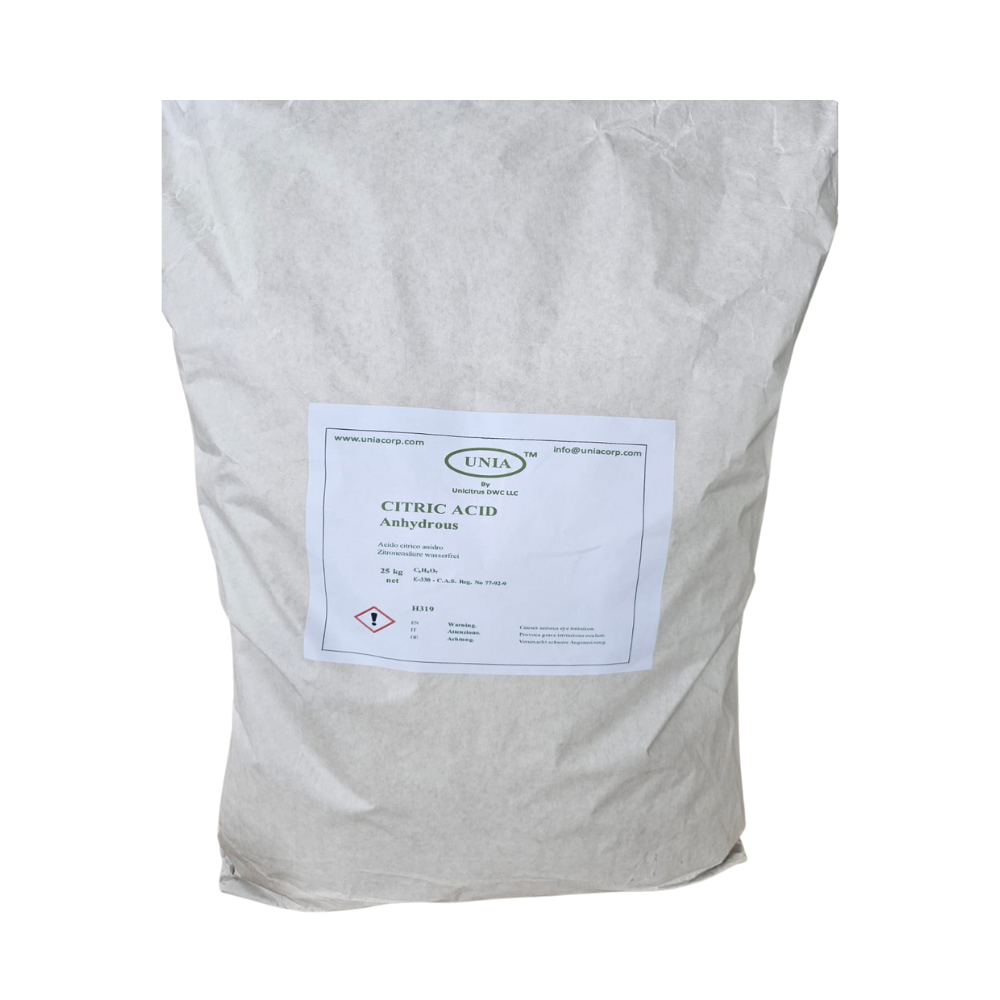 Benessence - Acido citrico anidro - 25 kg