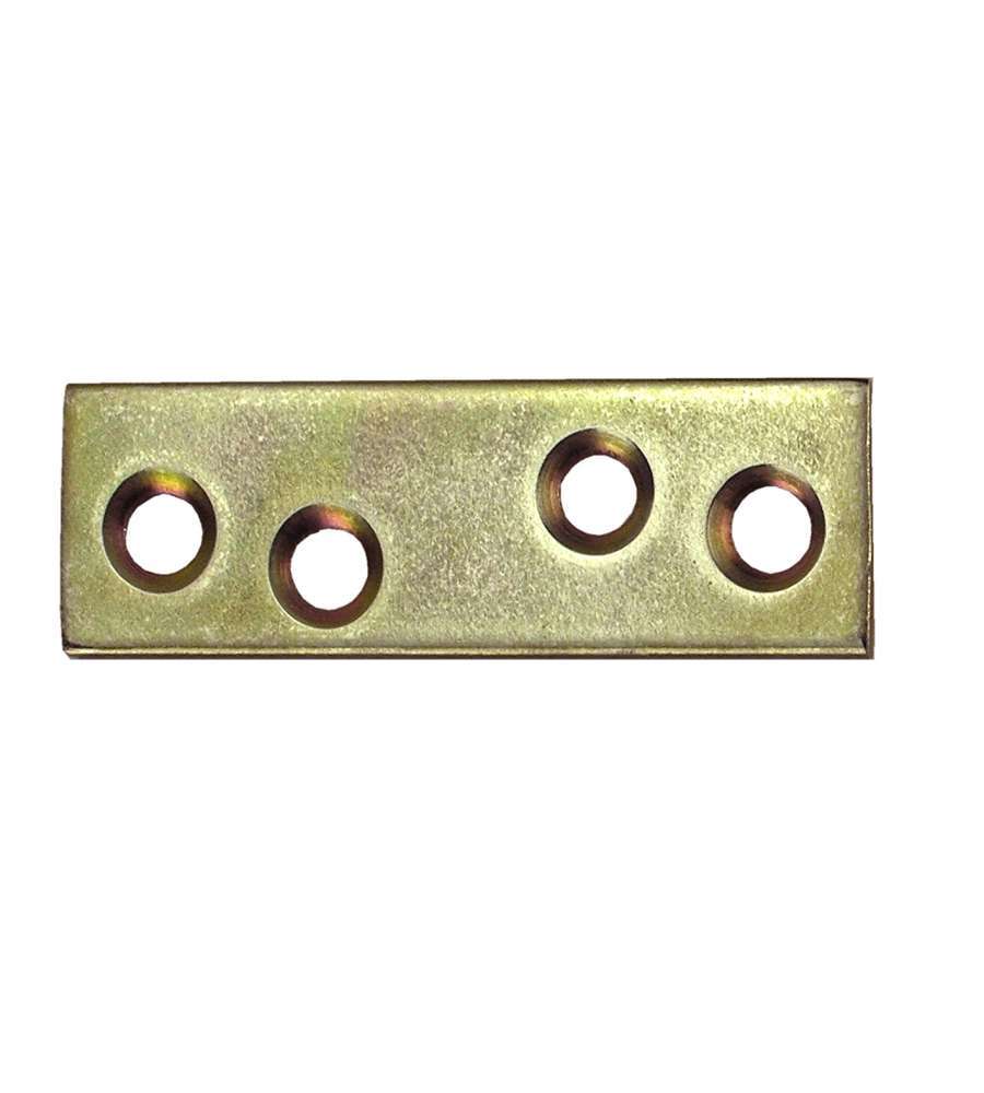 CONNEX - LASTRINE DIRITTE - ZINCATE GIALLO - 4 PZ. - 120 X 18 MM.