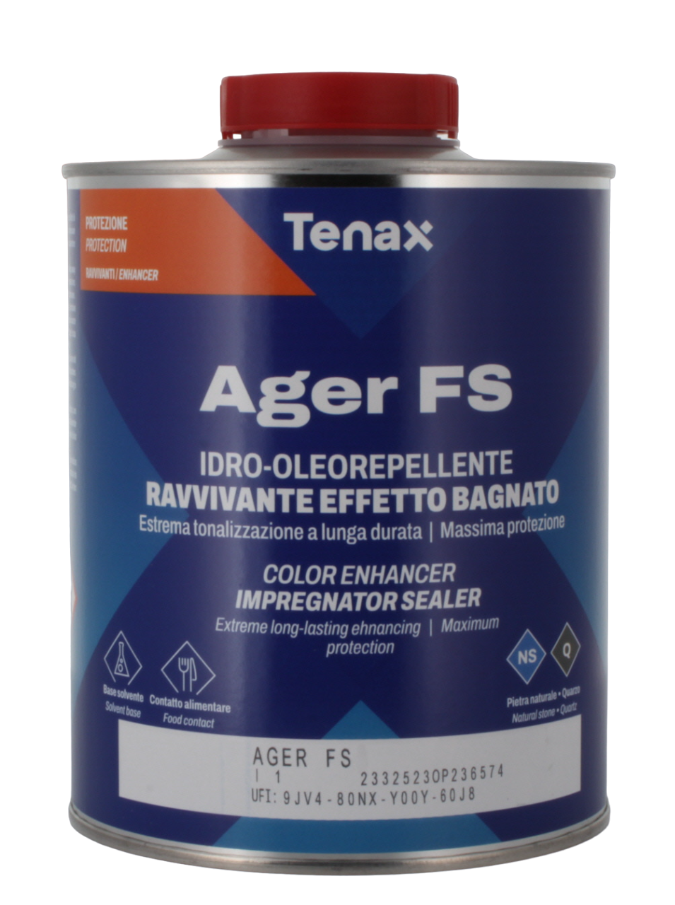 Tenax Idro-oleorepellente ravvivante Effetto Bagnato AGER FS Lt.1