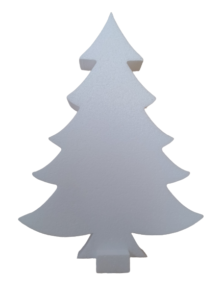 ALBERO DI NATALE IN POLISTIROLO CM 50 CON BASE DECORAZIONE CASA NEGOZIO