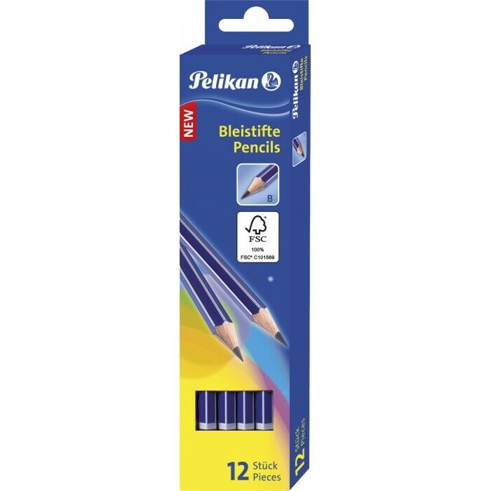 12 pz matita b pelikan  in legno matite disegno