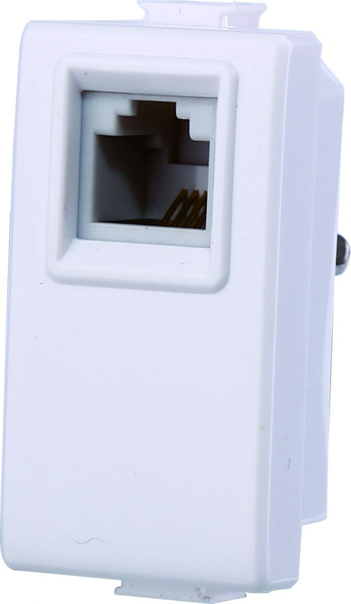 Ettroit Serie Solar Presa Telefonica RJ11 Compatibile Bticino Matix MT2354