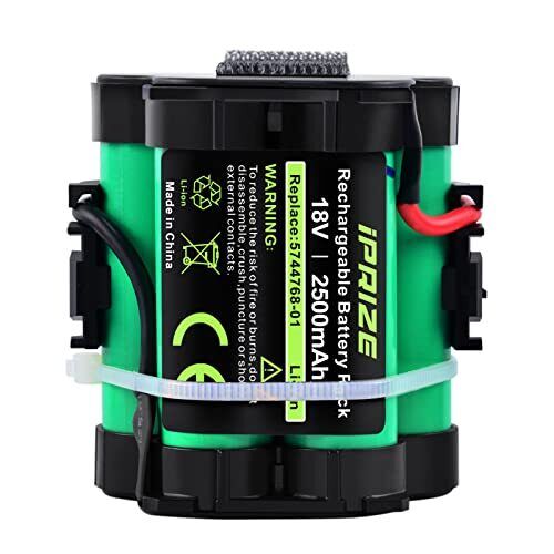 iPrize 18V 2,5Ah Batteria per Gardena R38Li, R40Li, R45Li, R50Li, R70Li, (H7s)