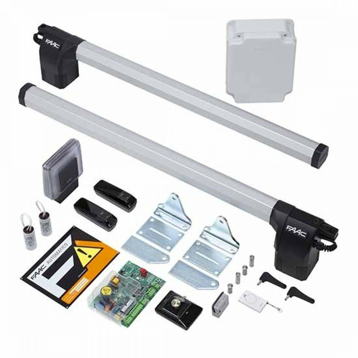 Kit cancello ante battenti professionale FAAC ECO KIT 105632445 1,8mt per anta