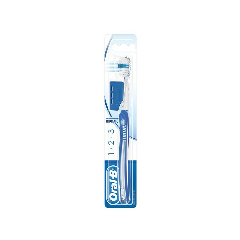 OralB spazzolino da denti 123 indicator - setole indicator di colore Blu