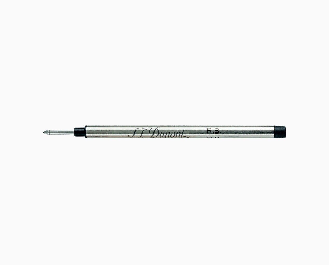 S.T. DUPONT MEDIUM ROLLER PEN REFILL BLACK RICARICA PENNA MEDIA NERO 040841