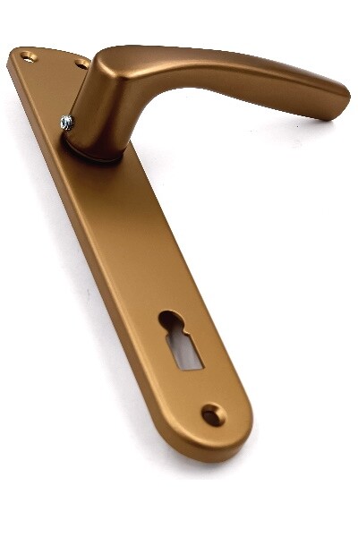 MANIGLIA GPB GABRY PLACCA 8X90 ALLUMINIO BRONZO