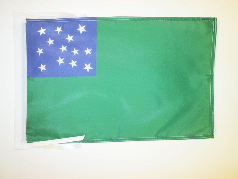 BANDIERA SECONDA REPUBBLICA DI VERMONT 45x30cm - BANDIERINA SECOND VERMONT REPUB