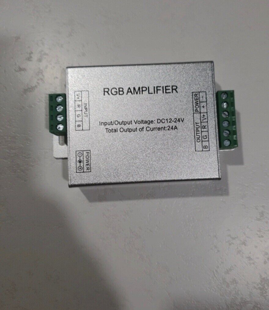 RGB LED Amplificatore di segnale 12...24V 288W per strisce cambiacolori 4-Pin
