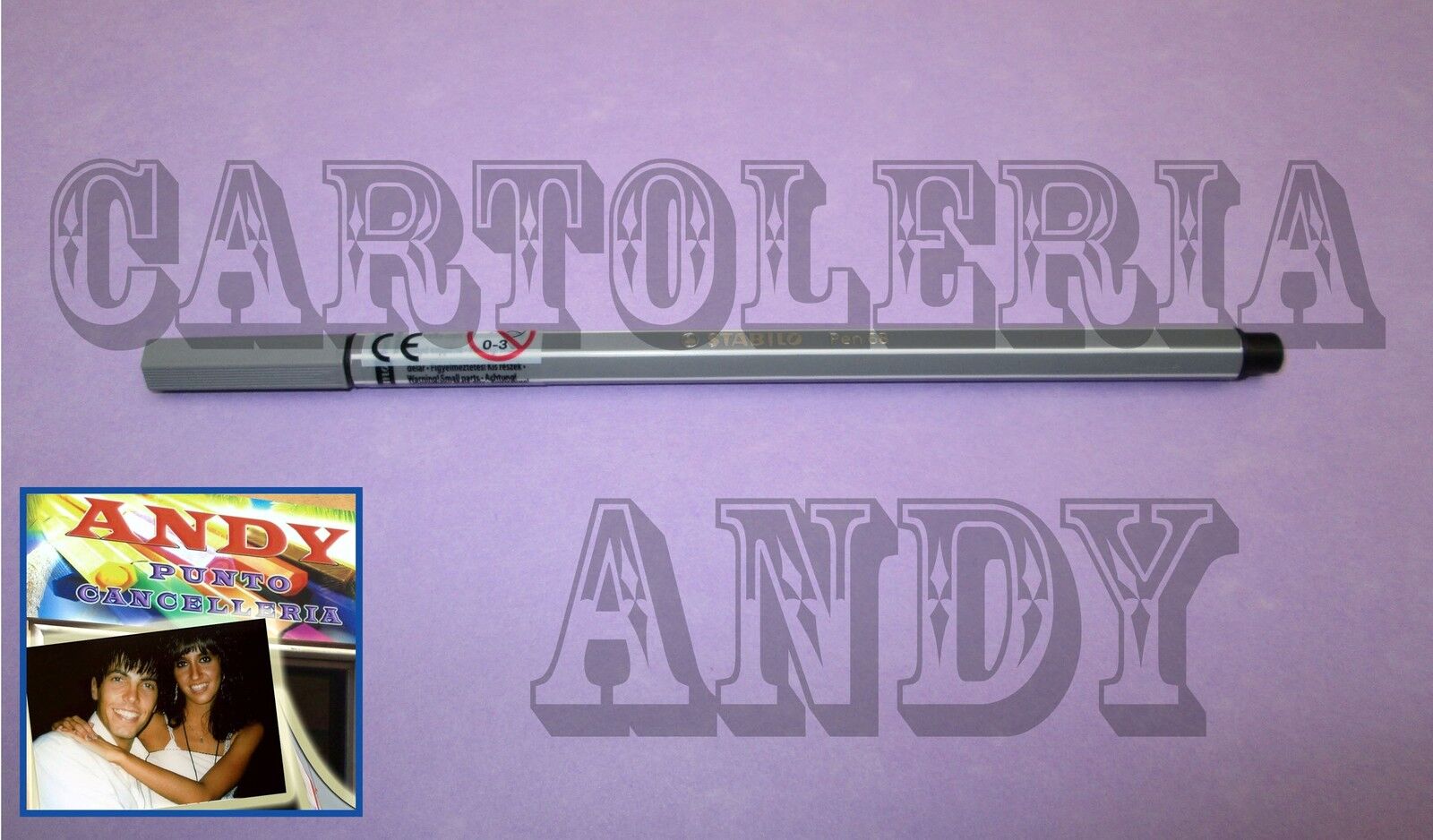 PENNARELLO PEN 68 - STABILO - GRIGIO SCURO - COD. 68/96