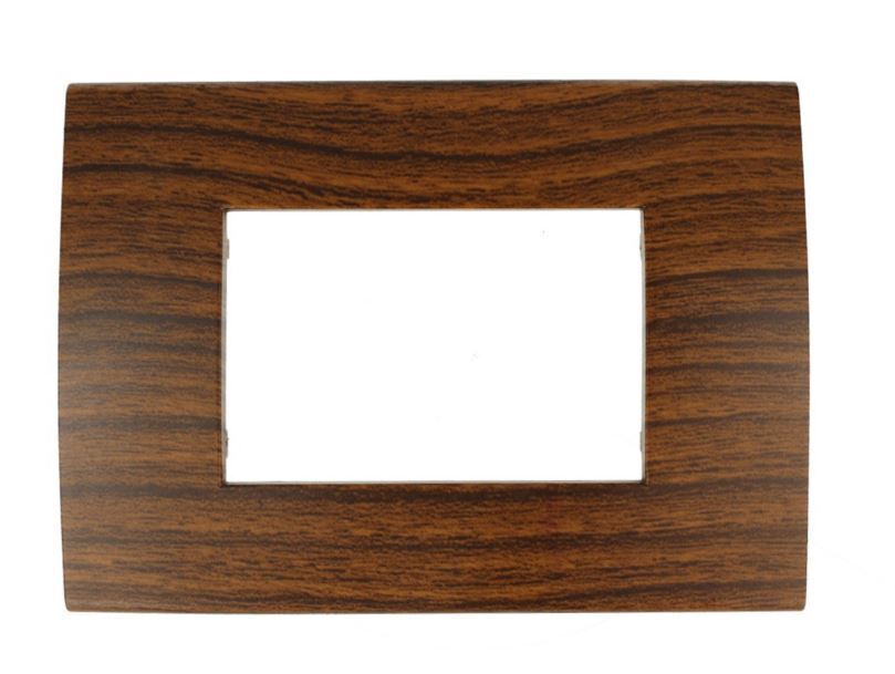 Placca Confort 503 3M Moduli Radica Compatibile Vimar Arke' SD98003-6