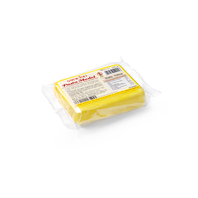 SARACINO PASTA DI ZUCCHERO Model 250gr. Giallo DEC021K025