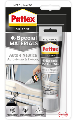 SILICONE PATTEX AUTO-NAUTICA 60 ML NERO