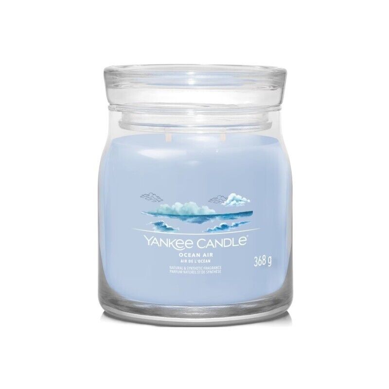 YANKEE CANDLE Ocean Air - Candela Profumata In Giara Media 368 G