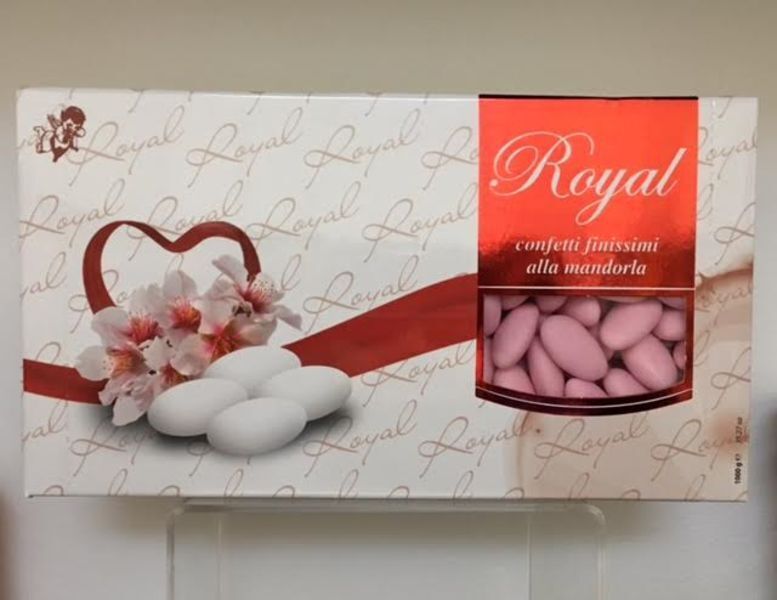 Confetti di Mandorla Spagnola40 ROYAL ROSA 1kg 0AML