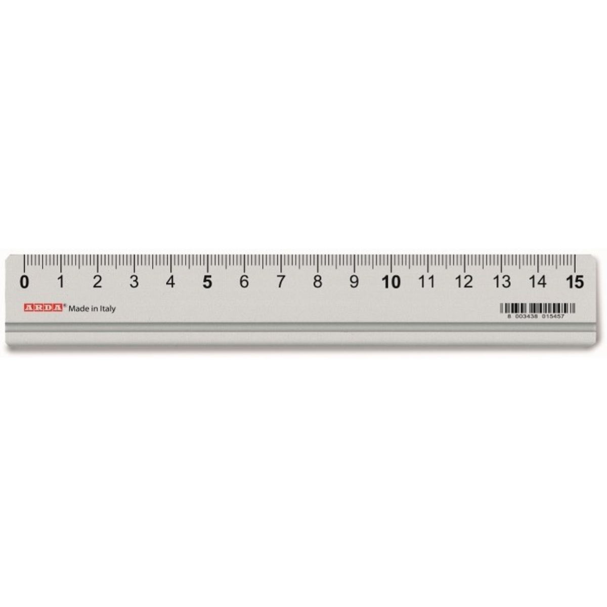 Righello Arda alluminio anodizato righelo da borsello astuccio da 15 cm con tira
