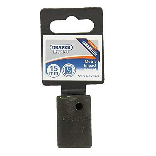 Draper 28470 Expert 15Mm 1/2" Square Drive Powerdrive Impact Socket