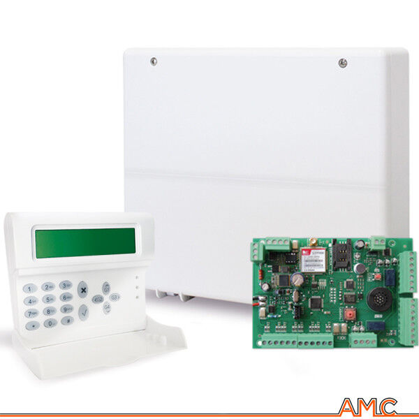 CENTRALE ANTIFURTO AMC ITALIA C24 PLUS GSM TASTIERA K-LCD VOICE DISPLAY LCD