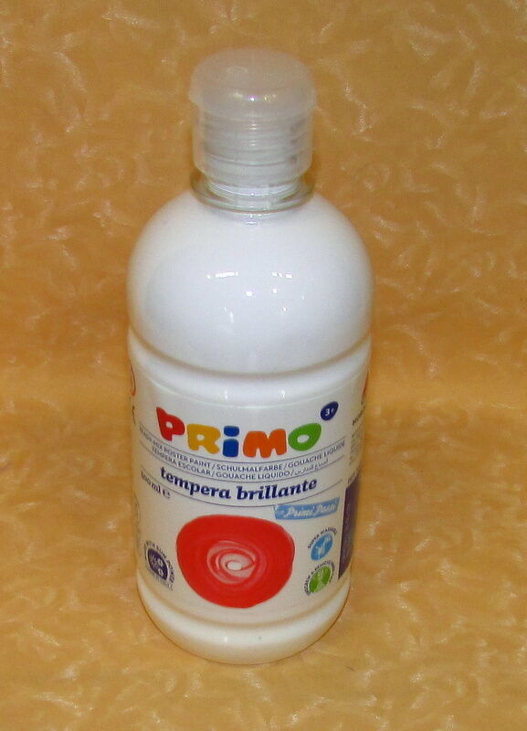 COLORE A TEMPERA PRIMO Alta Qualità 100 BIANCO 500 ml cod.18476