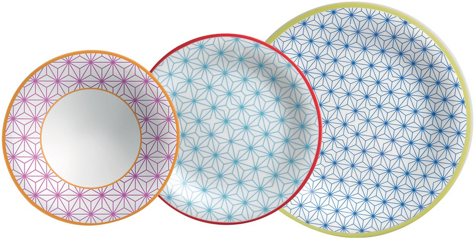 GUZZINI - Servizio Piatti Tavola Romantiche Geometrie