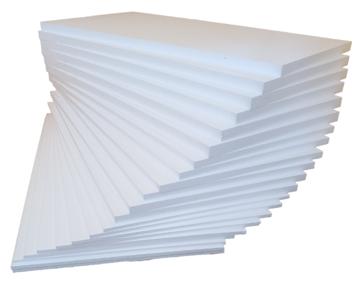 10 Pannelli Polistirolo EPS Bianco cm. 2 cappotto isolamento isolante termico