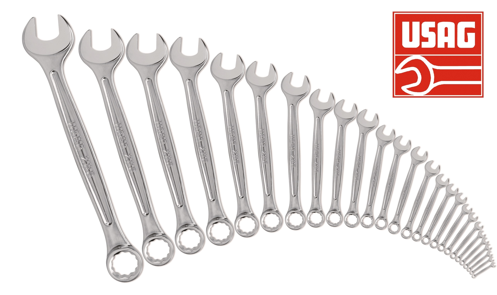 USAG 285 SE26 SERIE SET 26 CHIAVI COMBINATE FISSA E STELLA DALLA 6 ALLA 32 PROF