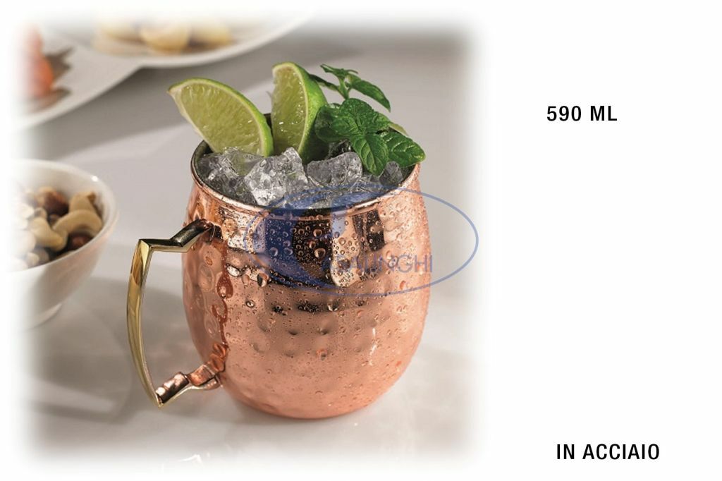 MOSCOW MULE MUG ML.590 BOMBATA ACCIAIO COCKTAIL