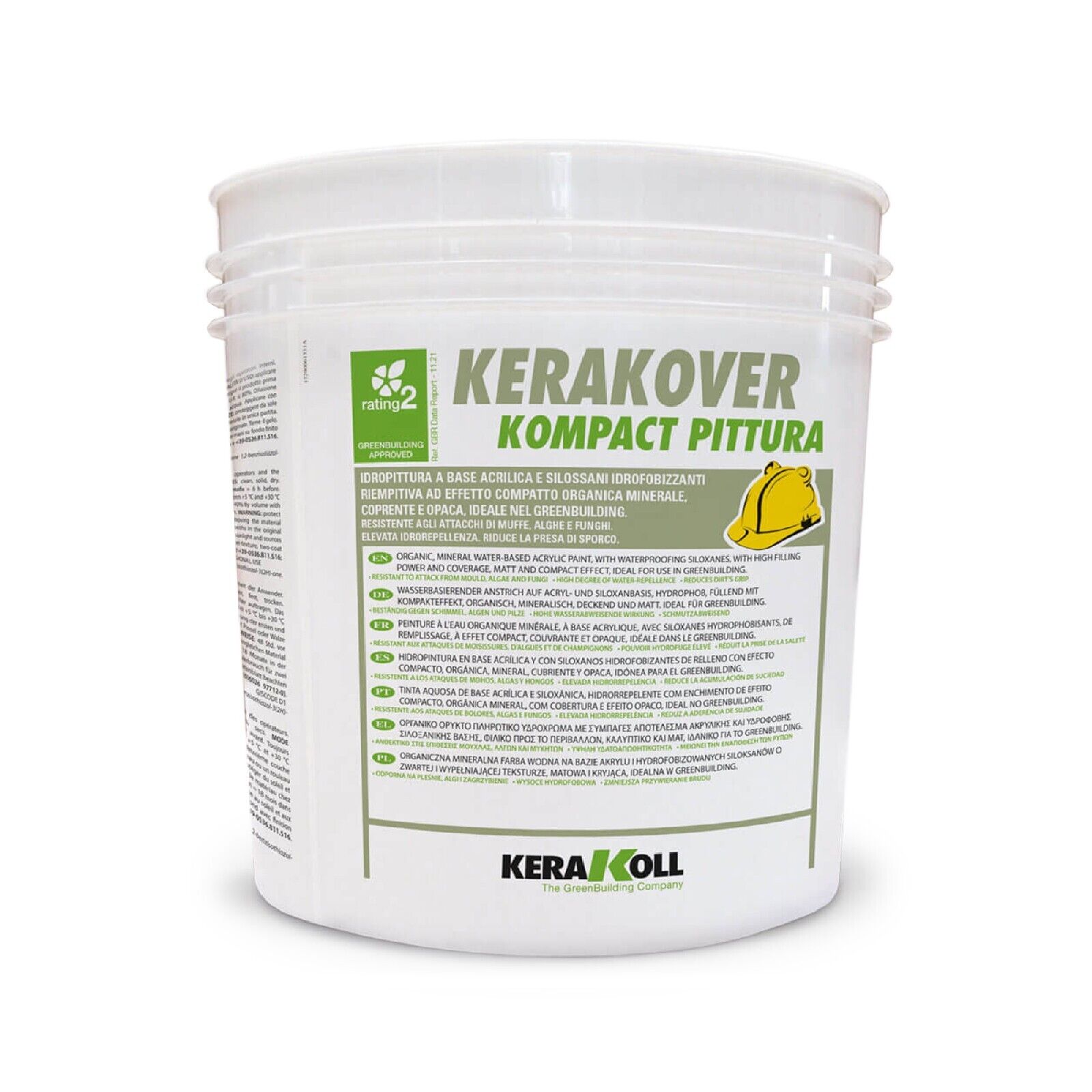 Kerakoll KERAKOVER KOMPACT PITTURA idropittura acrilsilossanica coprente 4 LT