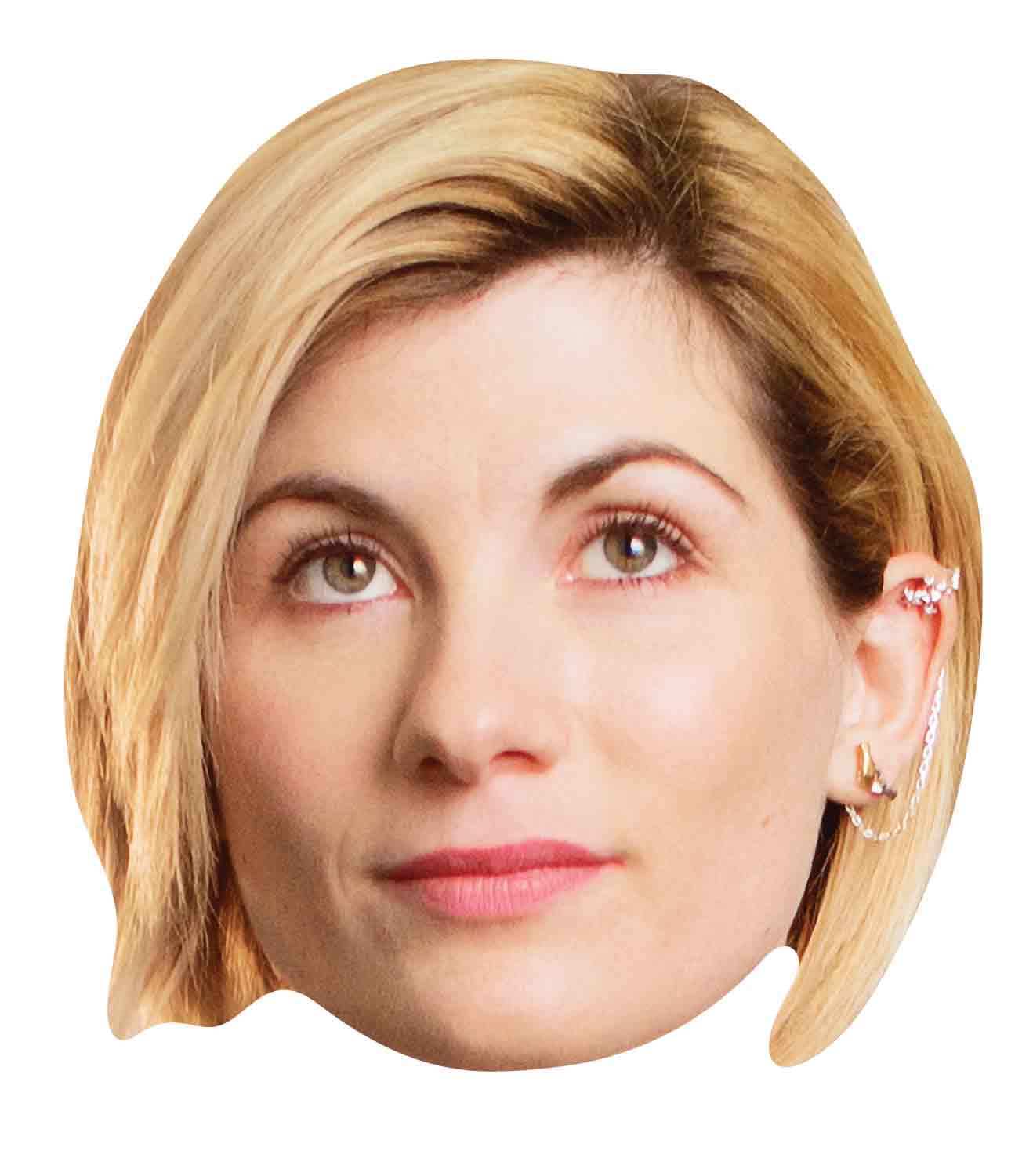 13th Doctor Who Jodie Whittaker Singolo con Licenza 2D Card Party Face Mask