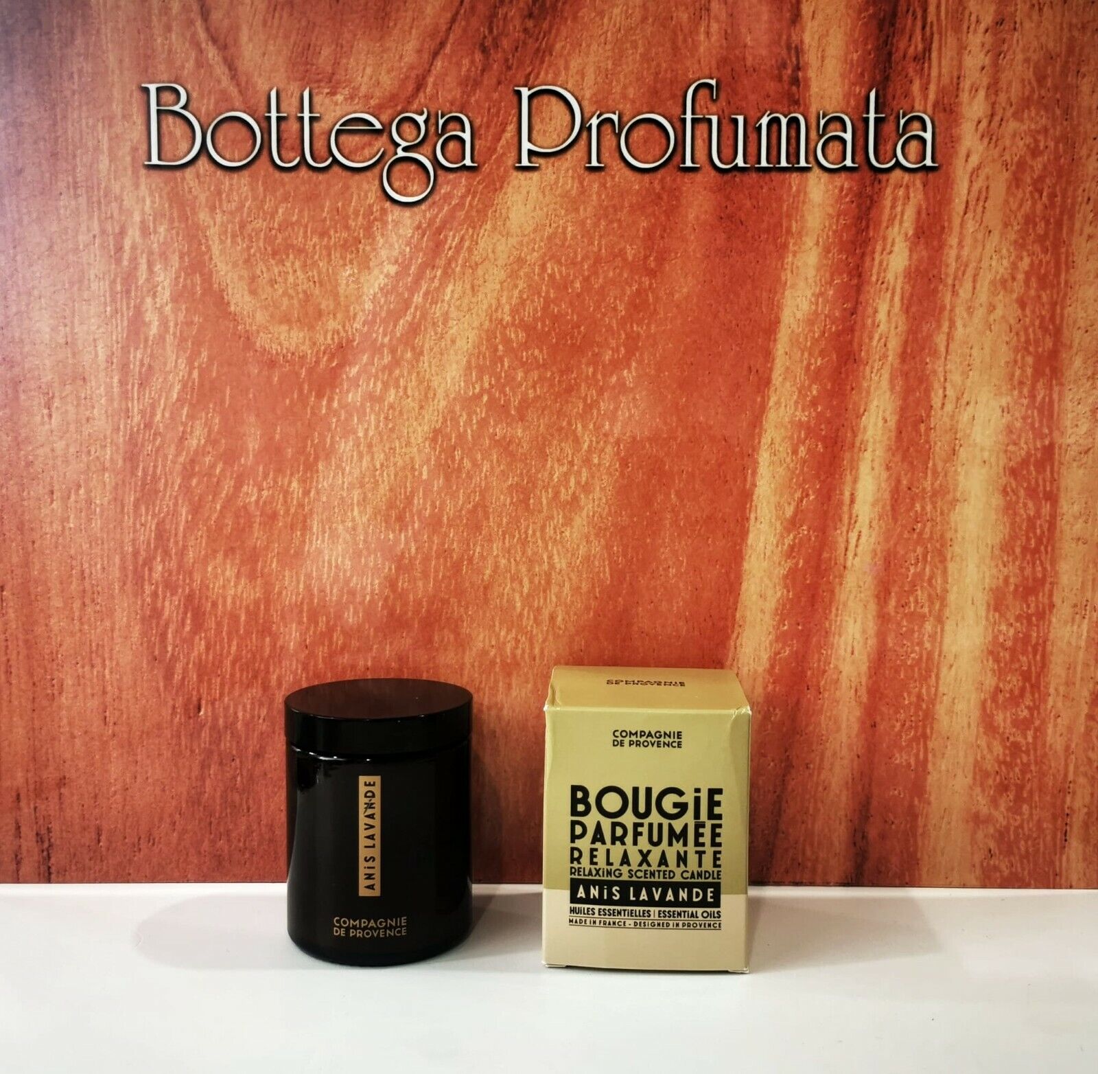 Compagnie de Provence Anis Lavande Candela Profumata Rilassante 150gr