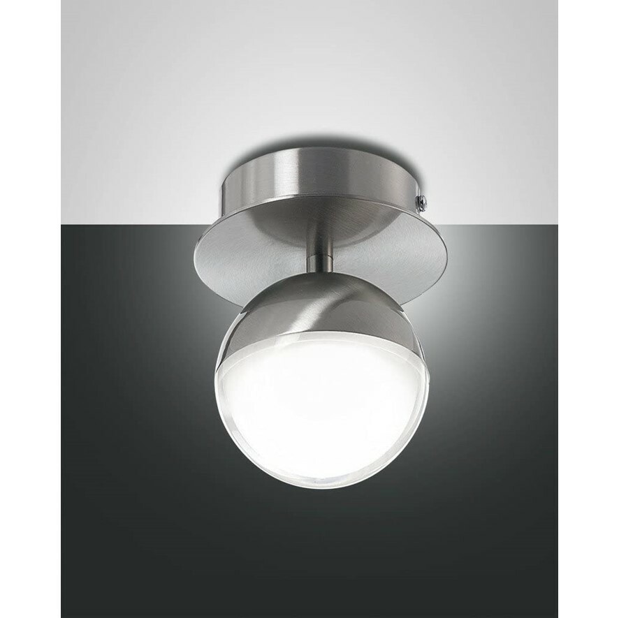 FABAS MELVILLE LAMPADA SOFFITTO CON STRUTTURA METALLO E VETRO METACRILATO D.110