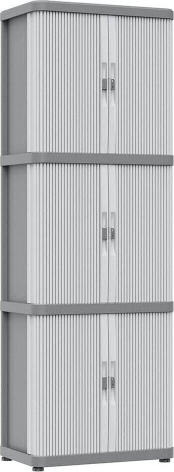 TERRY Rolling Space Modular 3 Armadio Plastica Grigio 60 cm 1003086