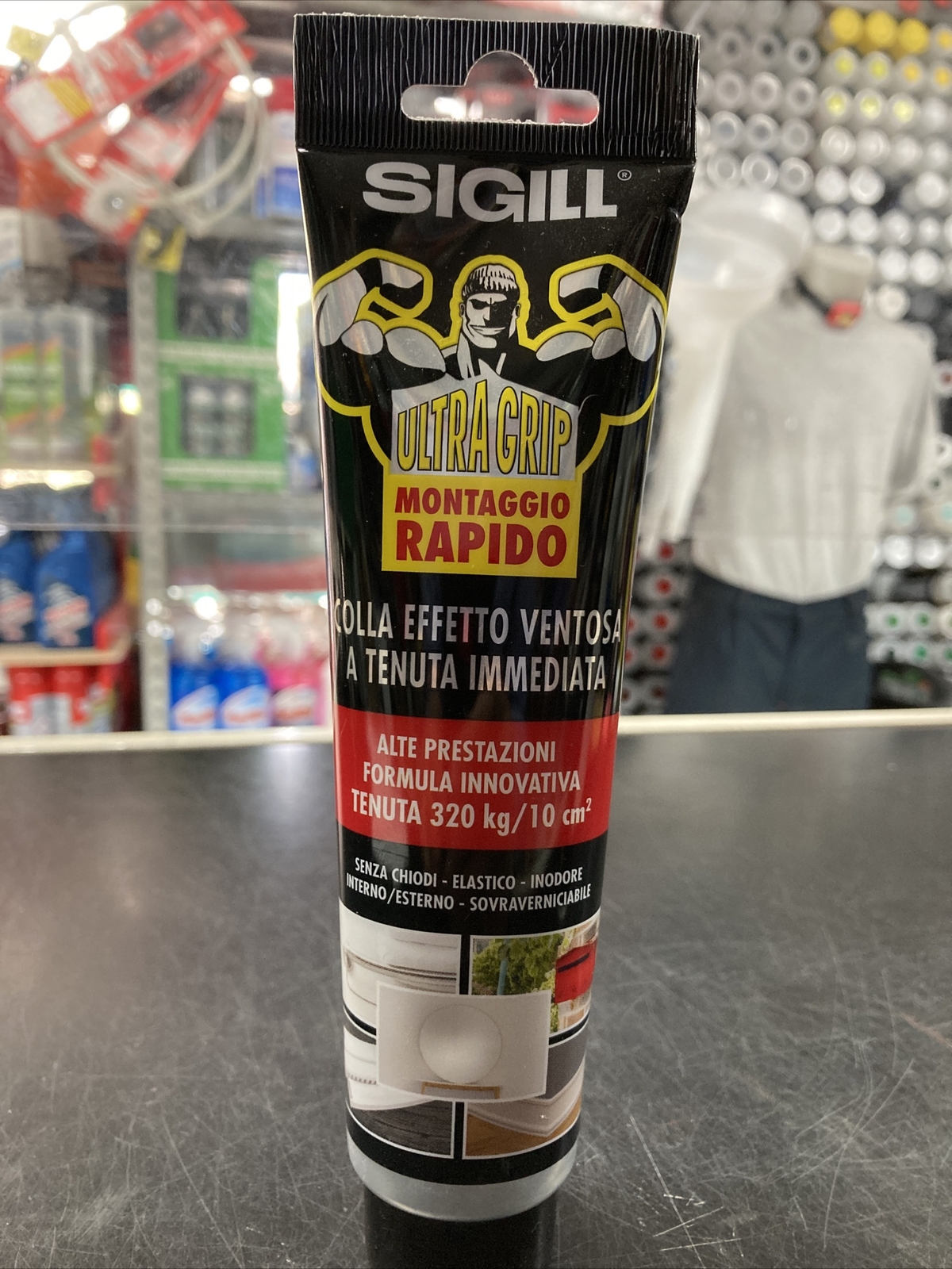 sigill ultragrip 150ml colla effetto ventosa a tenuta immediata visto in tv